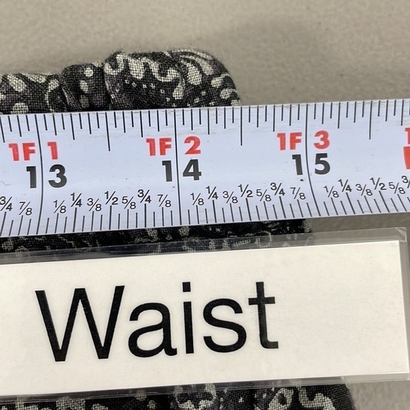 REVOLVE Overlover Pants Linen Printed Green Purple Yucca Size 29 - Picture 4 of 11